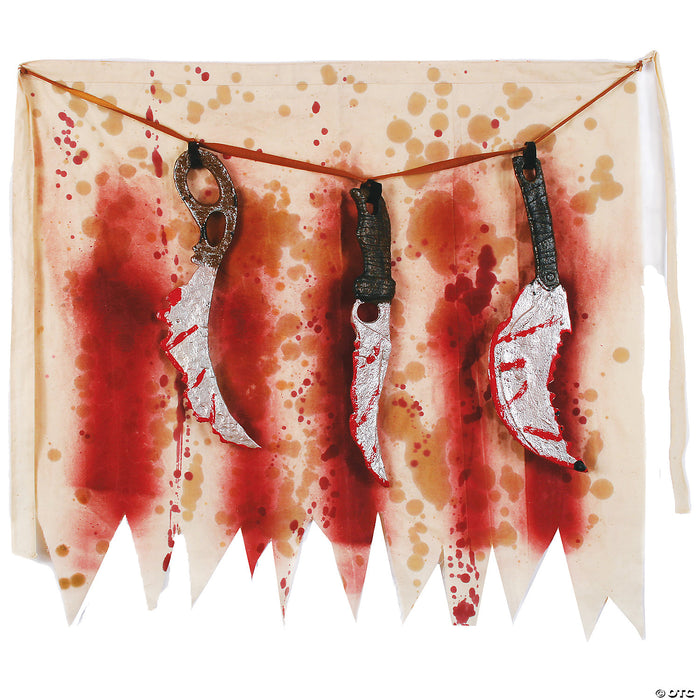 Butcher Apron with Knives Costume