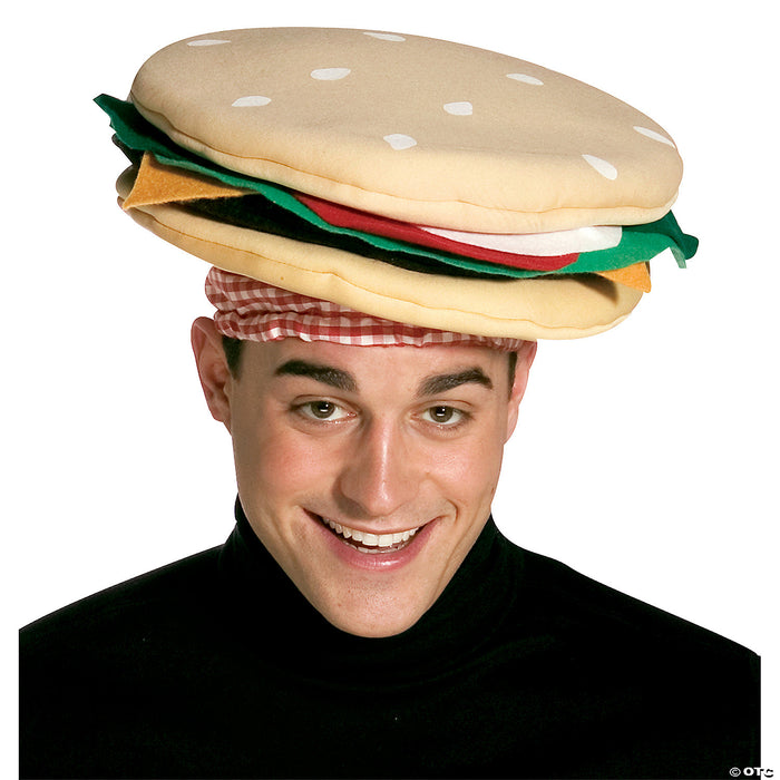 Adults Cheeseburger Hat