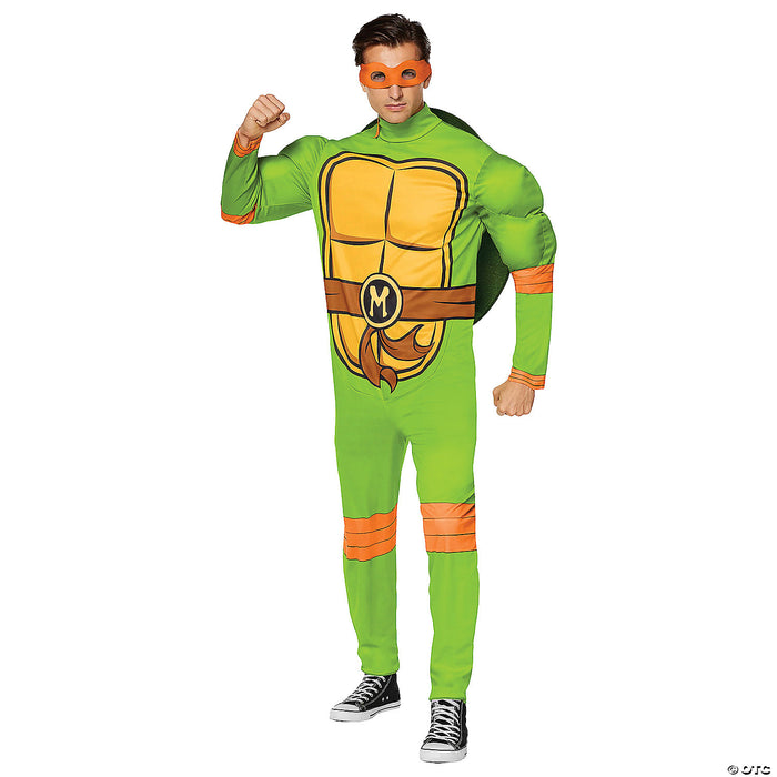 Adults Classic Teenage Mutant Ninja Turtles Michelango Costume