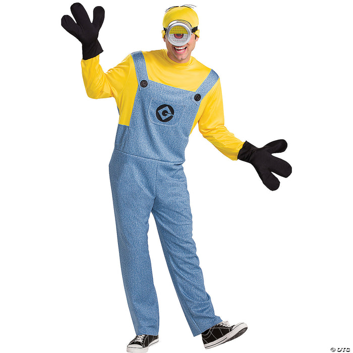 Adults Deluxe Minion Stuart Costume