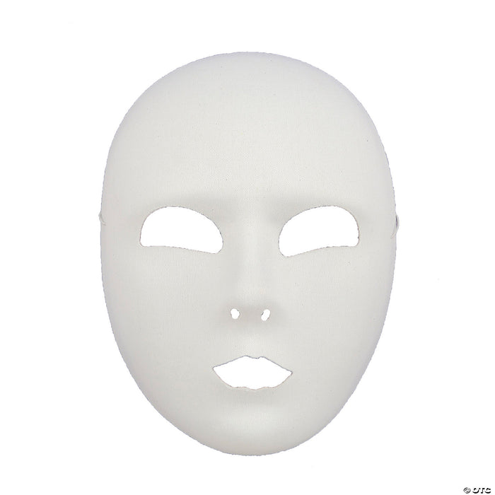 Adults Full Face White Mask