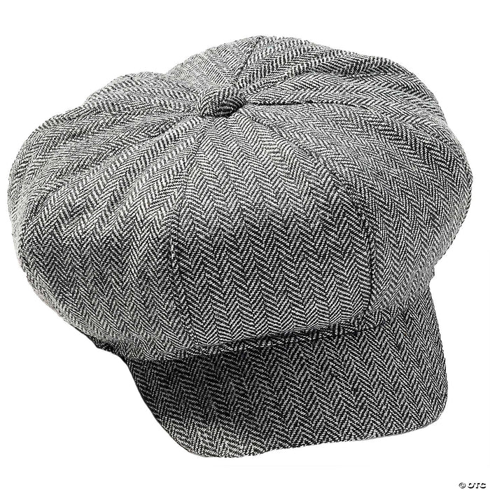 Adults Gray Newsboy Hat