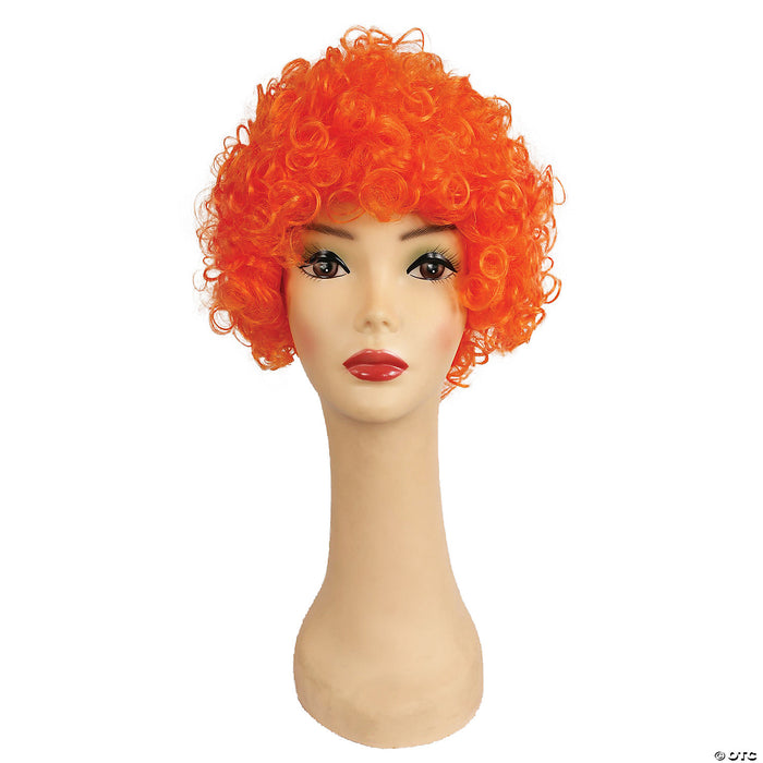 Orange Curly Clown Wig