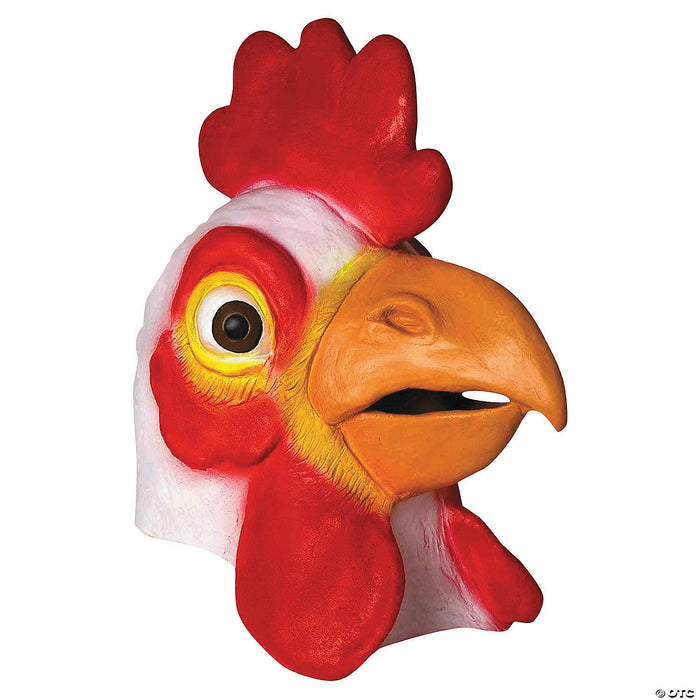 Red & White Chicken Mask