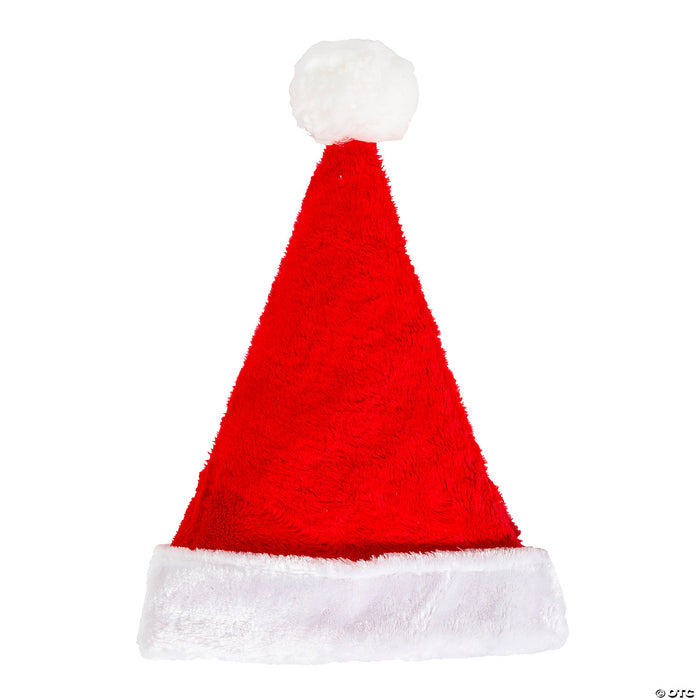 Adults Red Plush Santa Hat