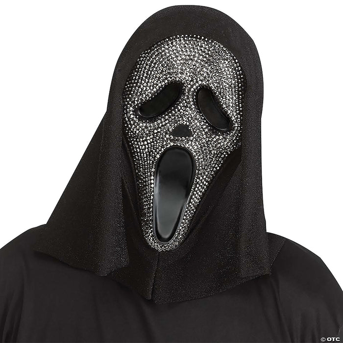 Scream Ghostface Mask with Crystal Stones