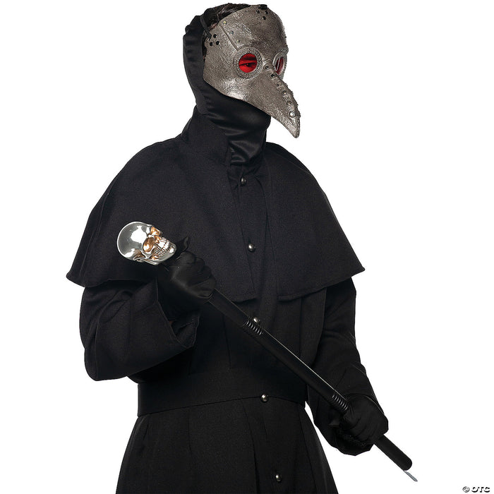 Silver Plague Doctor Mask