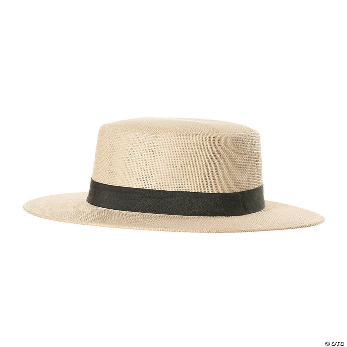 Adults Straw Boater Hat