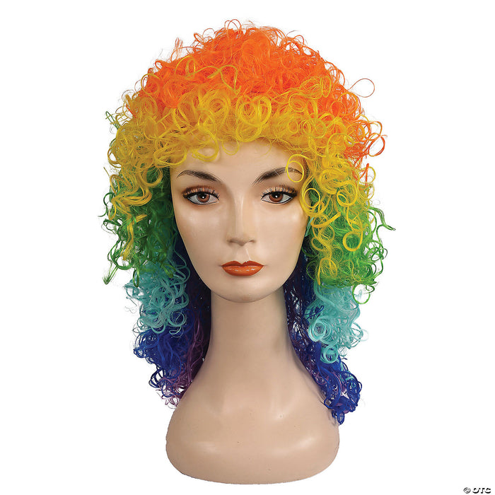 Wet Look Clown Wig