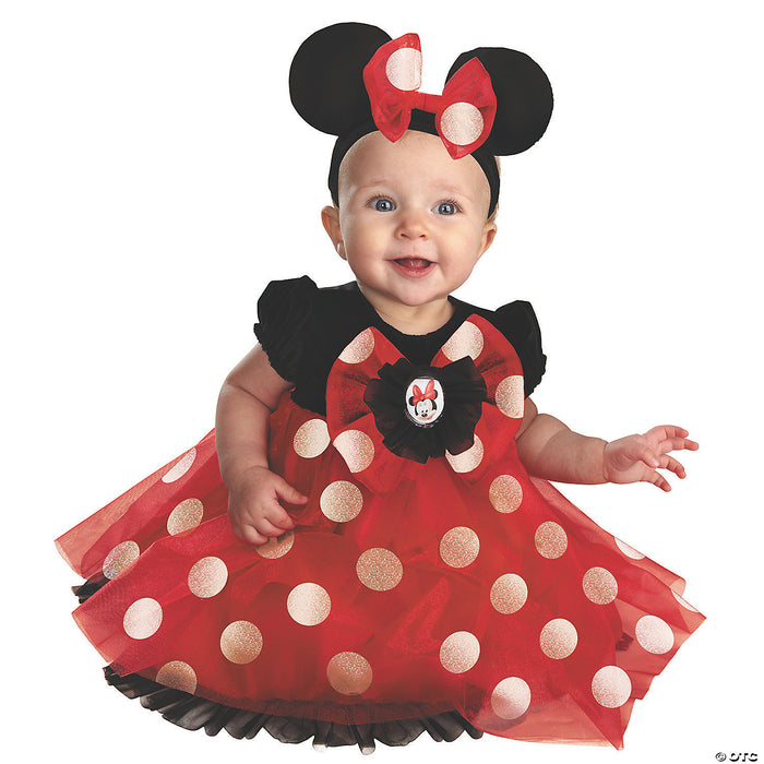 Baby Child Red Minnie Mouse Costume