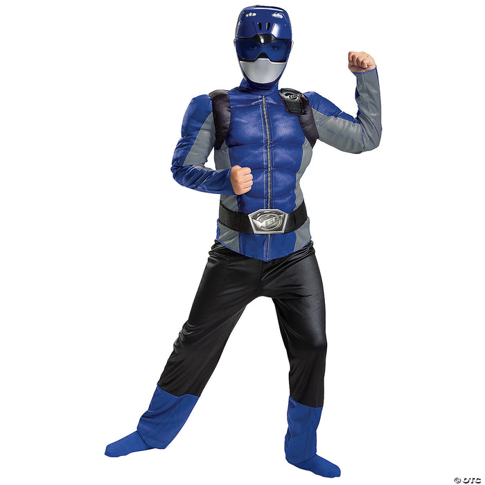 Child Blue Ranger Beast Muscle Costume