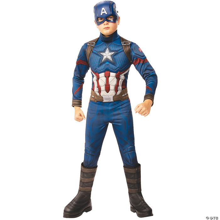 Child Avengers Endgame Deluxe Captain America Costume