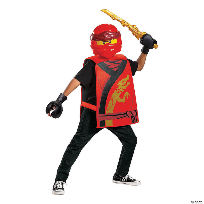 Child Basic Lego Ninjago Kai Legacy Costume