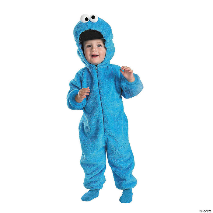 Child Deluxe Cookie Monster Plush Jumpsuit