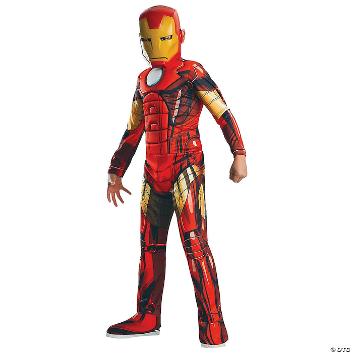 Child Deluxe Muscle Iron Man Costume