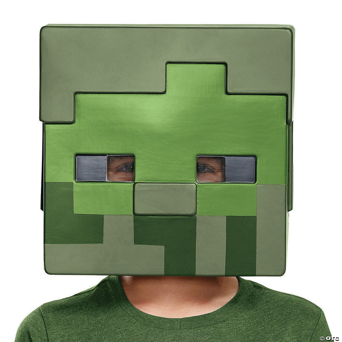 Child Minecraft Zombie Half Mask