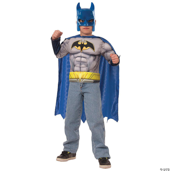 Child Muscle Chest Batman Costume