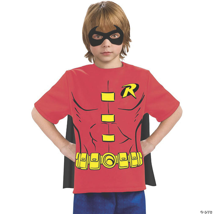 Child Robin Shirt with Cape Costume
