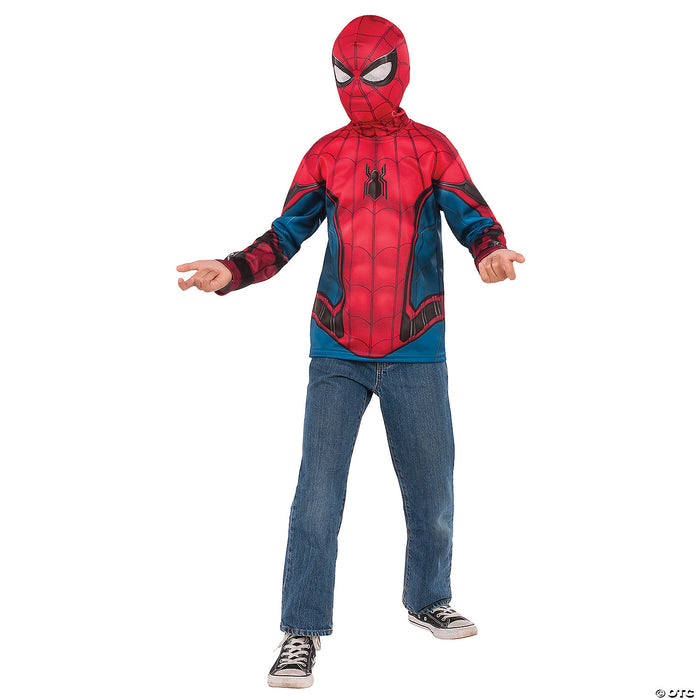 Child Spider-Man Shirt & Mask Costume Kit