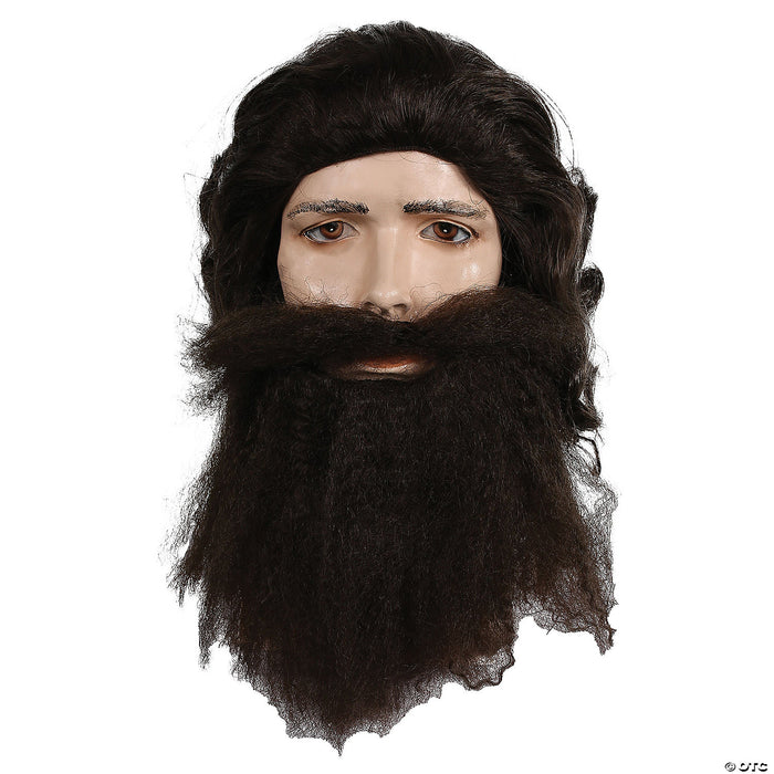Coal Miner Wig and Beard Set