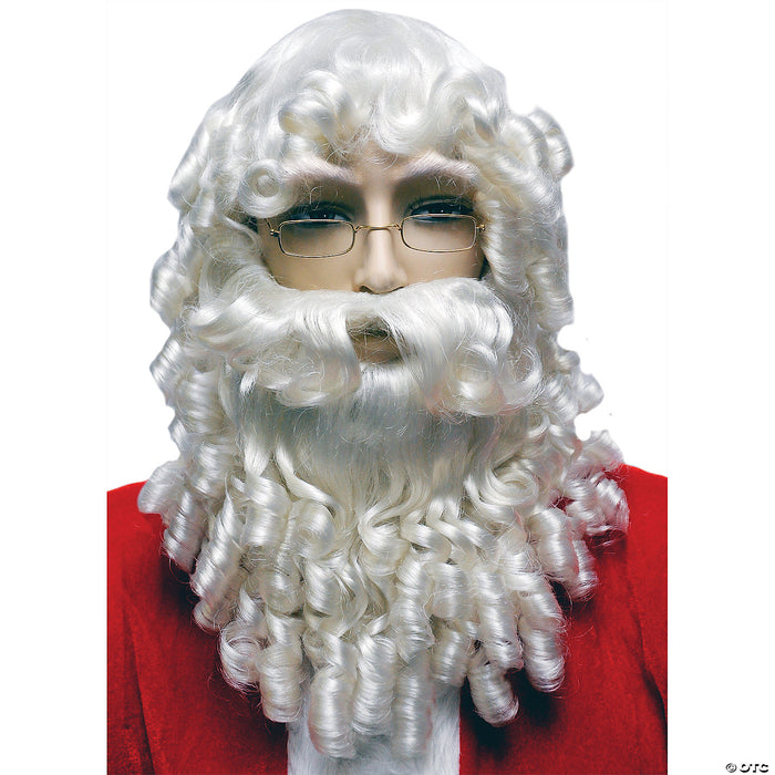 Curly Santa Wig And Beard Set