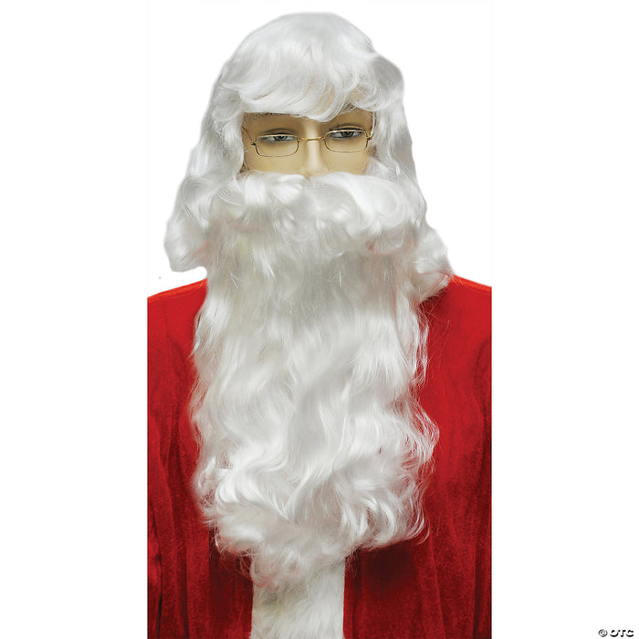 Economy Santa Wig And Beard Set
