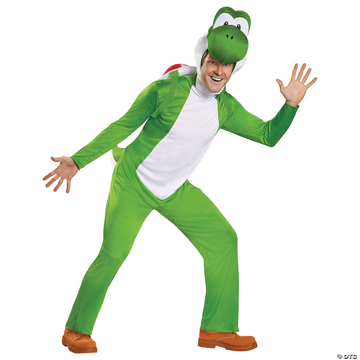 Adults Deluxe Super Mario Bros. Yoshi Costume