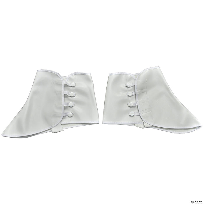 Adults 5" White Vinyl Spats