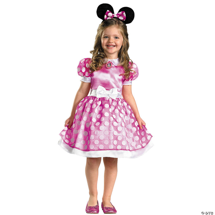 Child Pink Classic Minnie Mouse Costume