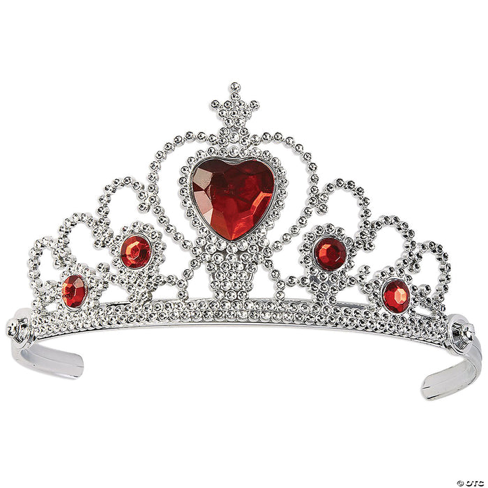 Girl's Ruby Heart Tiara Costume Accessory