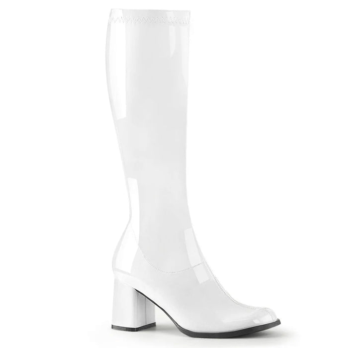 Women's White Go Go Boots