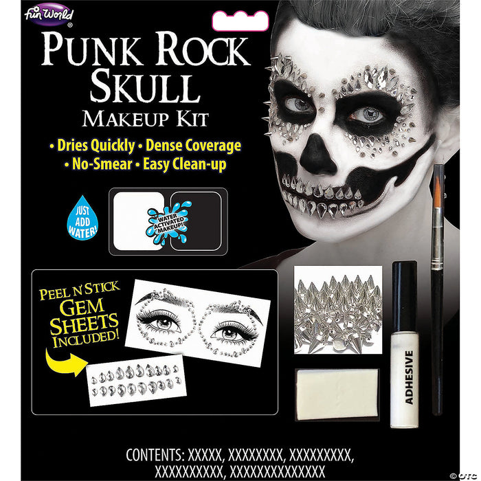 Punk Rock Skull Makeup Kit