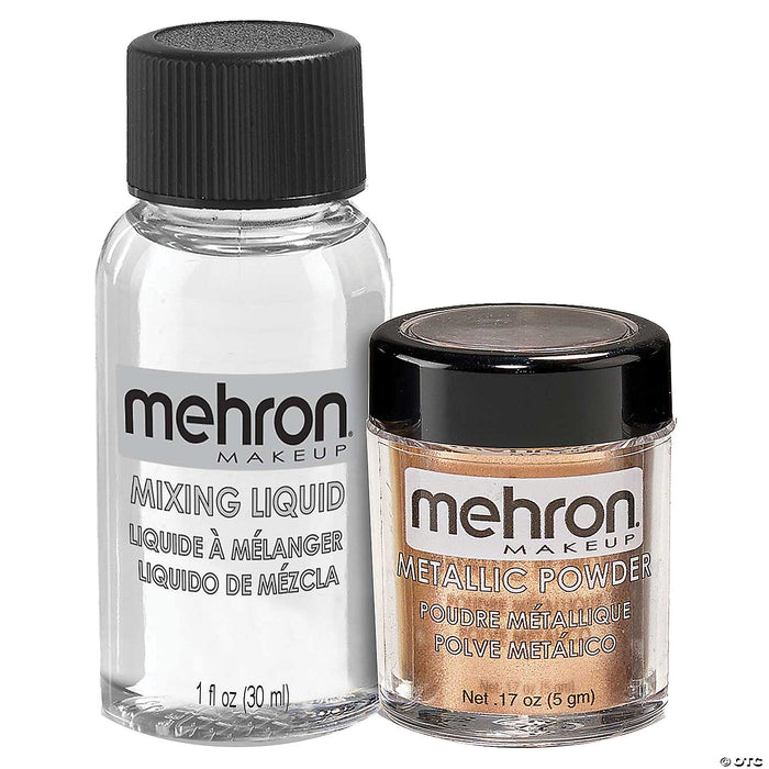 Mehron Metallic Powder with Mixing Liquid