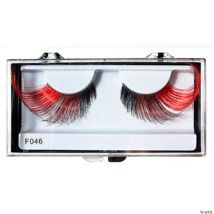 Eyelash Flare - Red/Black