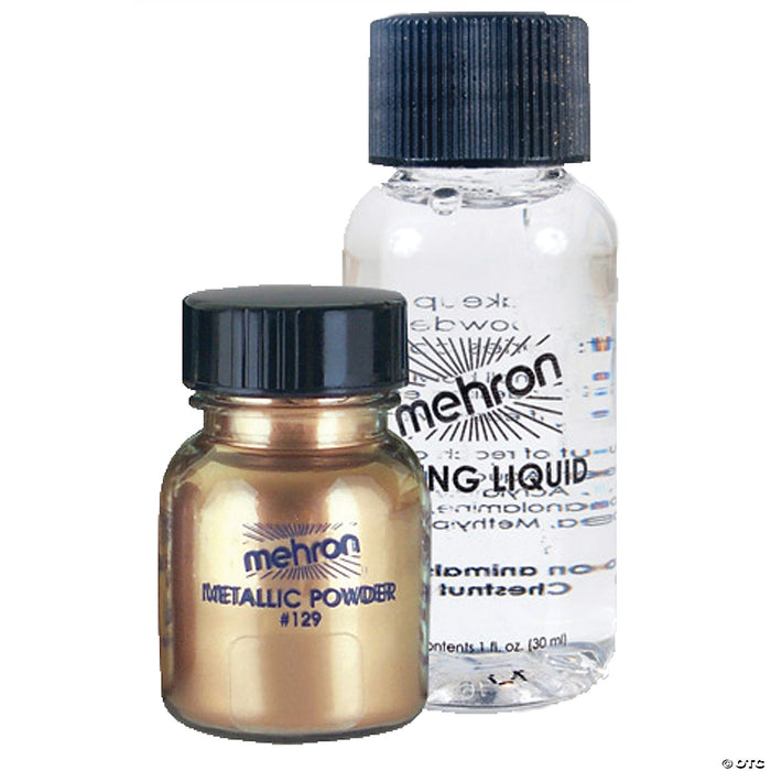 Mehron Metallic Powder with Mixing Liquid