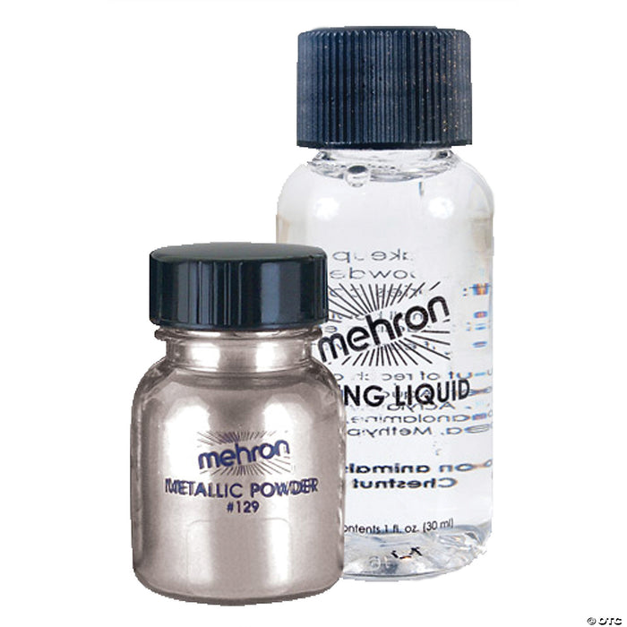 Mehron Metallic Powder with Mixing Liquid