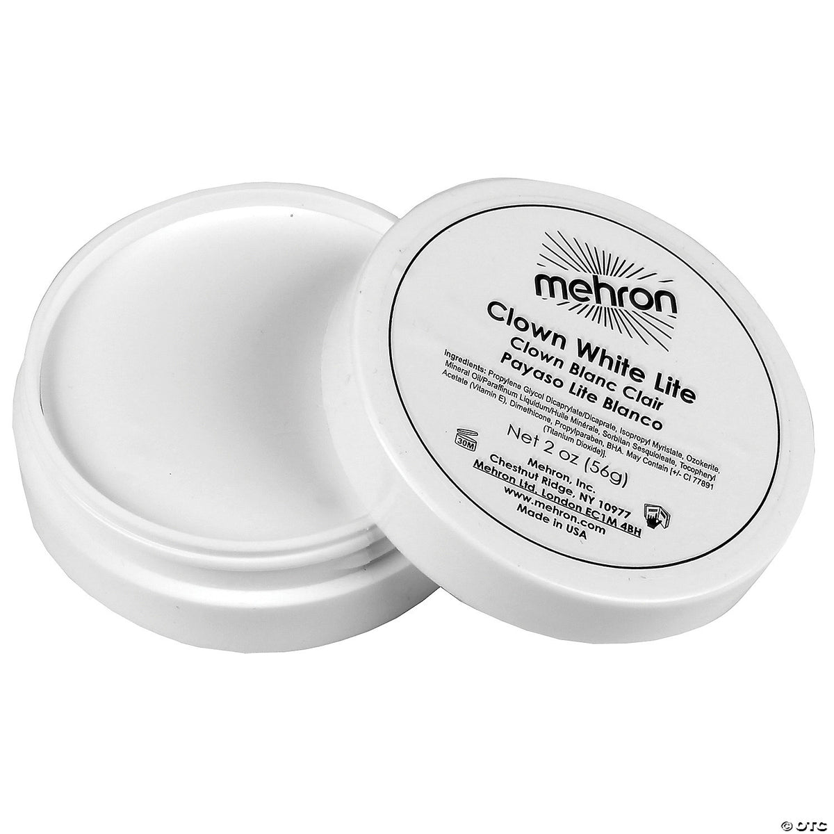 Mehron Clown White Lite — Cosplay Supplies Inc