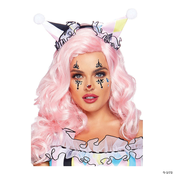 Harlequin Jeweled Face Sticker