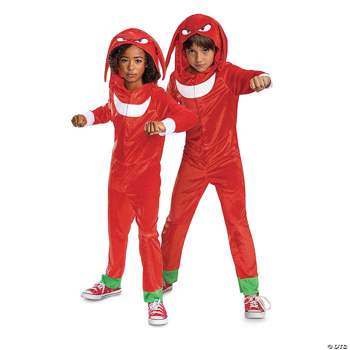 Kids Classic Sonic the Hedgehog 3 Knuckles the Echidna Costume