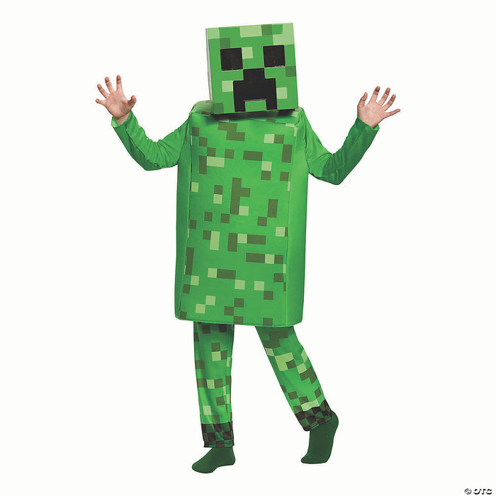 Kids Deluxe Minecraft Creeper Costume