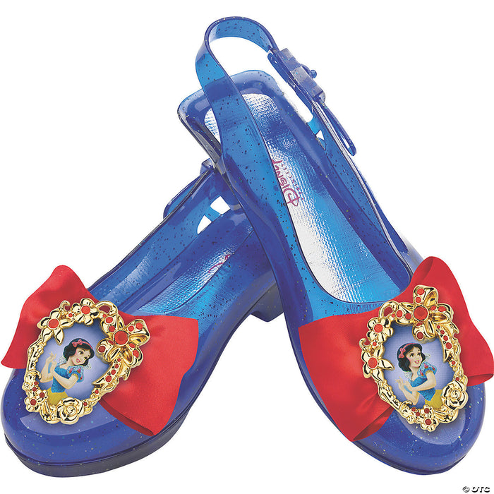 Kids Disney's Snow White and the Seven Dwarfs Snow White Blue Sparkle Jelly Shoes