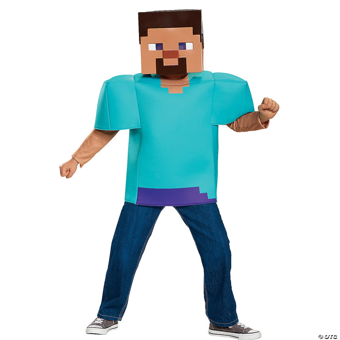 Kids Classic Minecraft Steve Costume