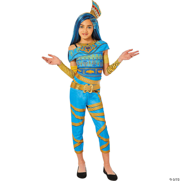 Kids Monster High Blue & Gold Cleo De Nile Costume