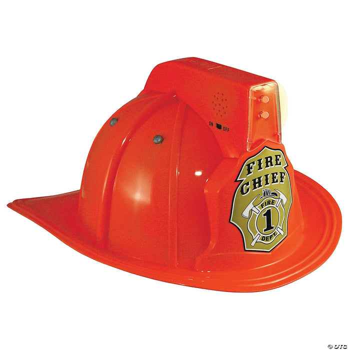 Kids Red Junior Fire Chief Helmet