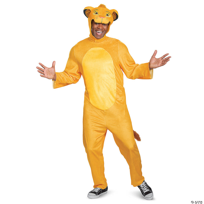 Adult Disney's Lion King Simba Jumpsuit Costume