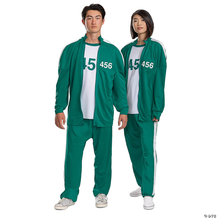 Adults Squid Game Player 456 Track Suit Costume