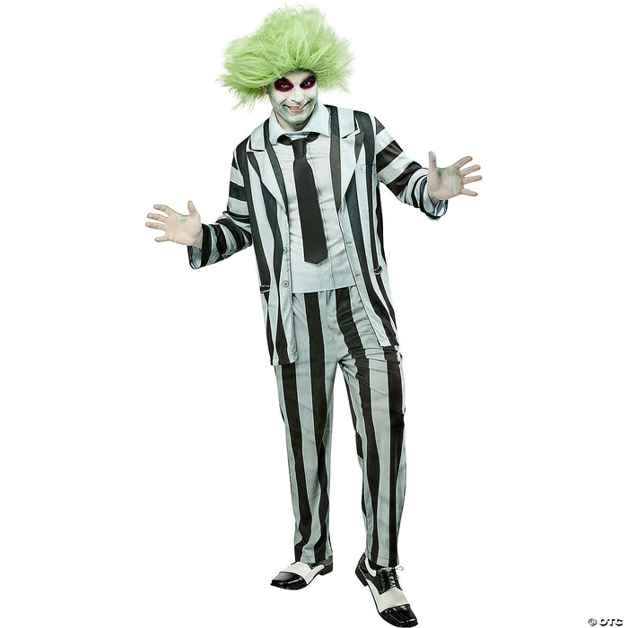 Men s Black White Beetlejuice Costume Cosplay Supplies Inc men-s-black-white-beetlejuice-costume-cosplay-supplies-inc