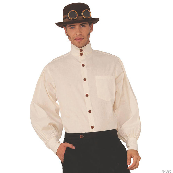 Men's Beige Steampunk Shirt