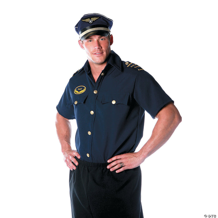 Men's Pilot Shirt Costume