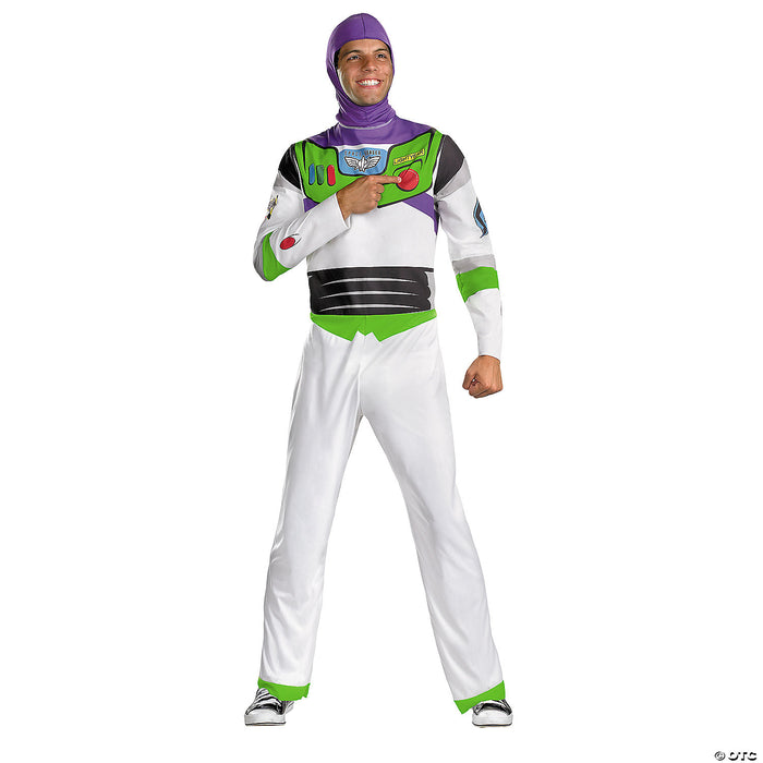 Men's Plus Size Classic Toy Story Buzz Lightyear Costume